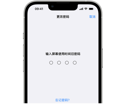 龙游iPhone屏幕维修分享iPhone屏幕使用时间密码忘记了怎么办 