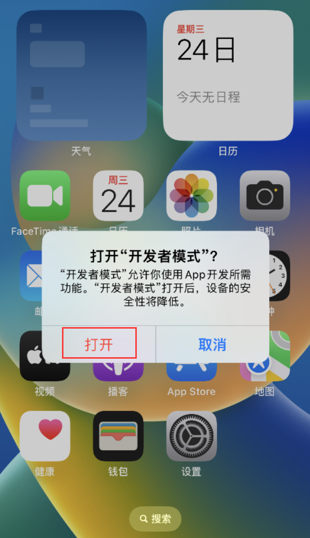 龙游苹果手机维修分享如何打开开发者模式 