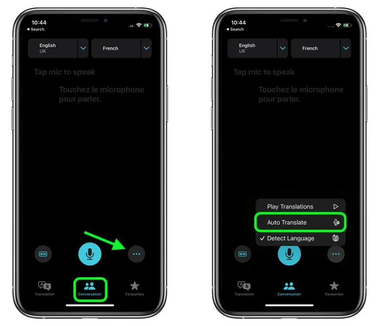 龙游苹果手机维修分享iOS 15 “翻译” App 新改进 